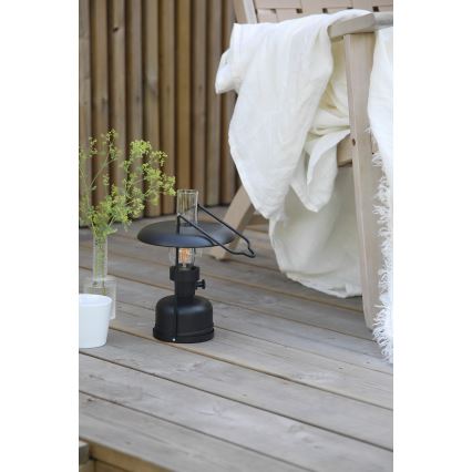 Markslöjd 108893 - Lampe de table LED rechargeable d'extérieur dimmable FANOS LED/2,5W/3,7V 4000 mAh IP44 noire