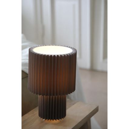 Markslöjd 108896 - Lampe de table CATIS 1xE27/60W/230V 32 cm gris