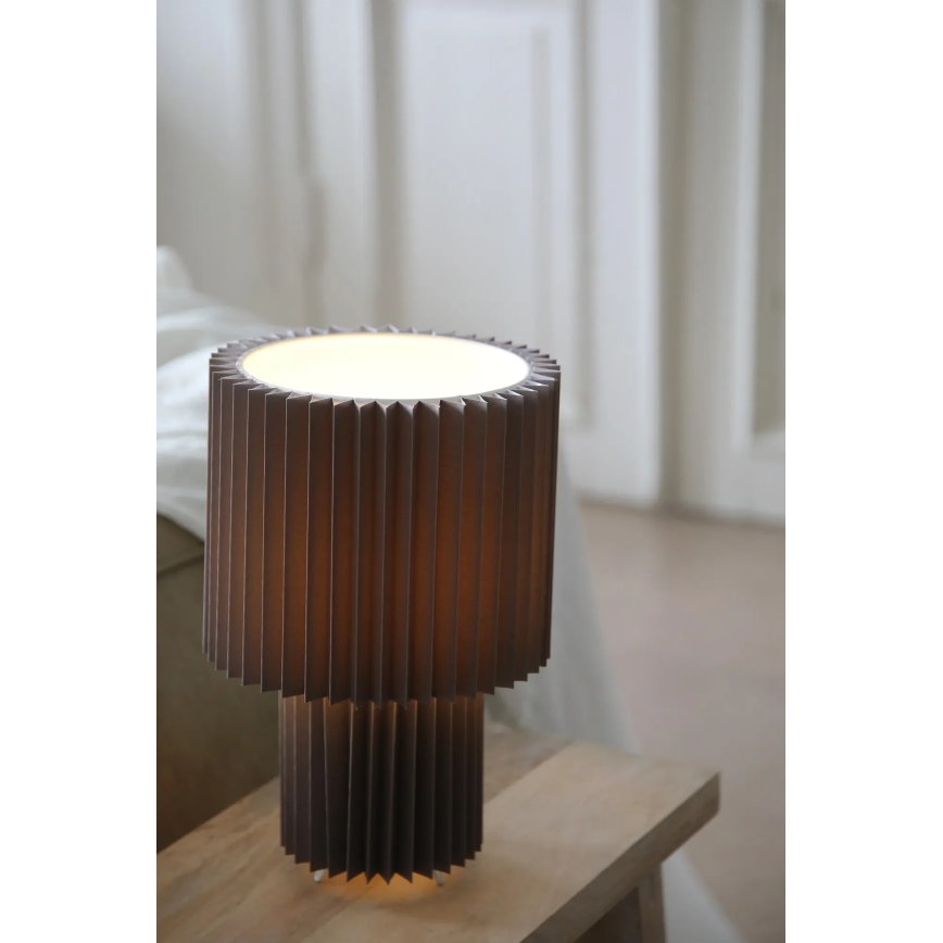 Markslöjd 108896 - Lampe de table CATIS 1xE27/60W/230V 32 cm gris