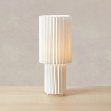 Markslöjd 108897 - Lampe de table CATIS 1xE27/60W/230V 45 cm blanche