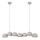 Markslöjd 108914 - Hanglamp met kabel CUPOLO 7xE14/40W/230V grijs