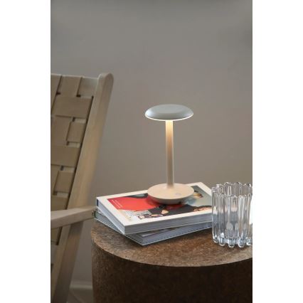 Markslöjd 108917 - Lampe de table extérieure à intensité variable et rechargeable PETIT LED/2W/1800 mAh 2200/2700/3000K IP44 gris