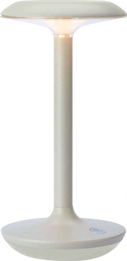 Markslöjd 108917 - LED Dimbaar buitenshuis oplaadbaar tafellamp PETIT LED/2W/1800 mAh 2200/2700/3000K IP44 grijs