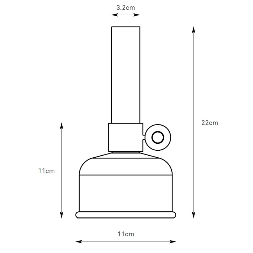 Markslöjd 108919 - Lampe de table d'extérieur à intensité variable et rechargeable ASTRID LED/2W/1200 mAh IP44 noir