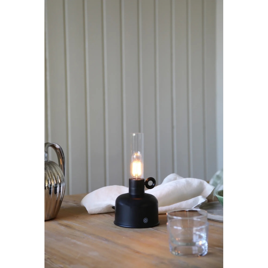 Markslöjd 108919 - LED Dimbaar buitenshuis oplaadbaar tafellamp ASTRID LED/2W/1200 mAh IP44 zwart