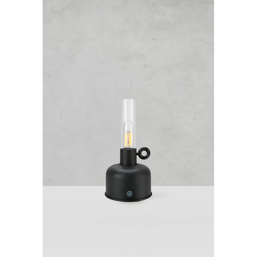 Markslöjd 108919 - LED Dimbaar buitenshuis oplaadbaar tafellamp ASTRID LED/2W/1200 mAh IP44 zwart