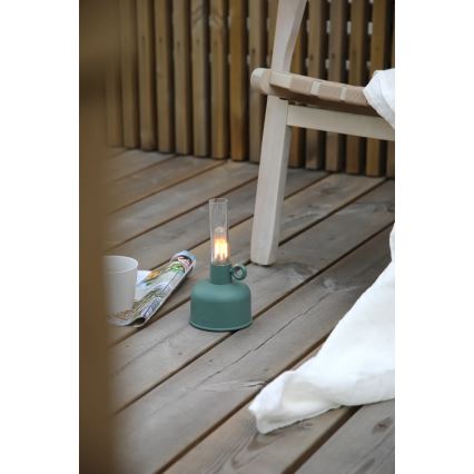 Markslöjd 108920 - LED Dimbaar buitenshuis oplaadbaar tafellamp ASTRID LED/2W/1200 mAh IP44 groen