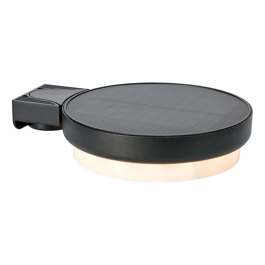 Markslöjd 108952 - LED dimbare buitenwandlamp op zonne-energie FRAME LED/2W/3,7V 4000 mAh IP44 zwart