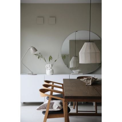Markslöjd 108956 - Hanglamp met kabel AIKO 1xE27/60W/230V Ø 37 cm crème/zwart