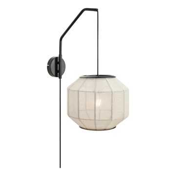 Markslöjd 108957 - Applique murale ASUKA 1xE27/60W/230V crème/noire