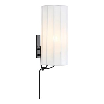 Markslöjd 108960 - Applique murale HIKARI 1xE27/60W/230V blanc/noir