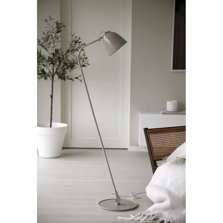 Markslöjd 108966 - Lampadaire TILT 1xE27/60W/230V gris