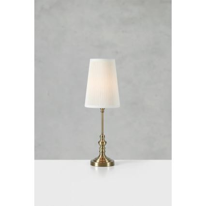 Markslöjd 108969 - Tafellamp NOBLE 1xE14/40W/230V 56 cm wit/messing