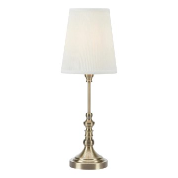 Markslöjd 108970 - Tafellamp NOBLE 1xE14/40W/230V 66 cm wit/messing