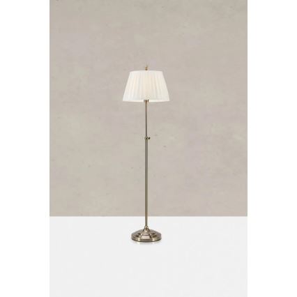 Markslöjd 108972 - Vloerlamp OXFORD 1xE14/40W/230V wit/messing