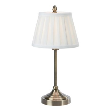 Markslöjd 108973 - Tafellamp OXFORD 1xE14/40W/230V wit/messing