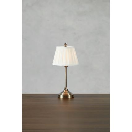 Markslöjd 108973 - Tafellamp OXFORD 1xE14/40W/230V wit/messing