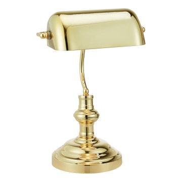 Markslöjd 108977 - Lampe de table BANKERS 1xE14/40W/230V dorée