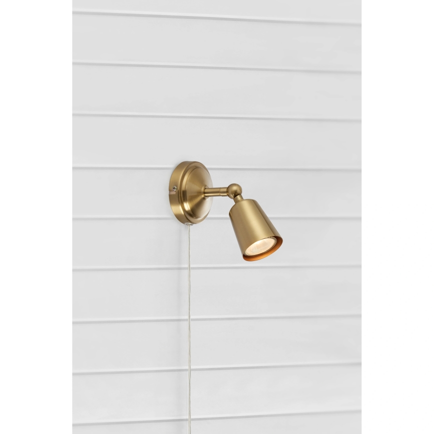 Markslöjd 108978 - Applique spot murale TINY 1xGU10/7W/230V laiton
