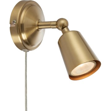 Markslöjd 108978 - TINY wandspot 1x GU10/7W/230V, messing