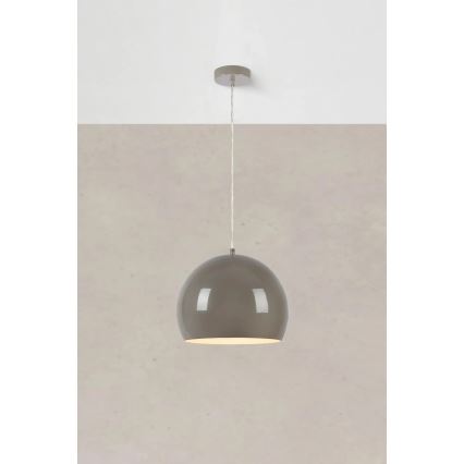 Markslöjd 108986 - Suspension sur câble POP 1xE27/40W/230V Ø 28 cm gris