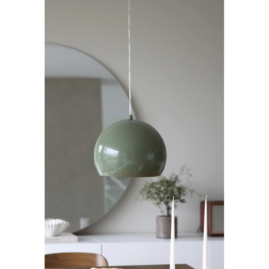 Markslöjd 108988 - Hanglamp POP aan snoer, 1xE27/40W/230V, Ø 28 cm, groen
