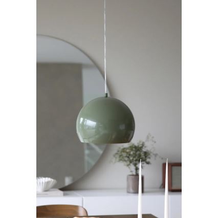 Markslöjd 108988 - Suspension POP sur câble 1xE27/40W/230V Ø 28 cm vert