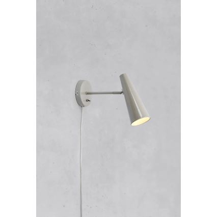 Markslöjd 108992 - Wandlamp PEAK 1xE14/40W/230V grijs