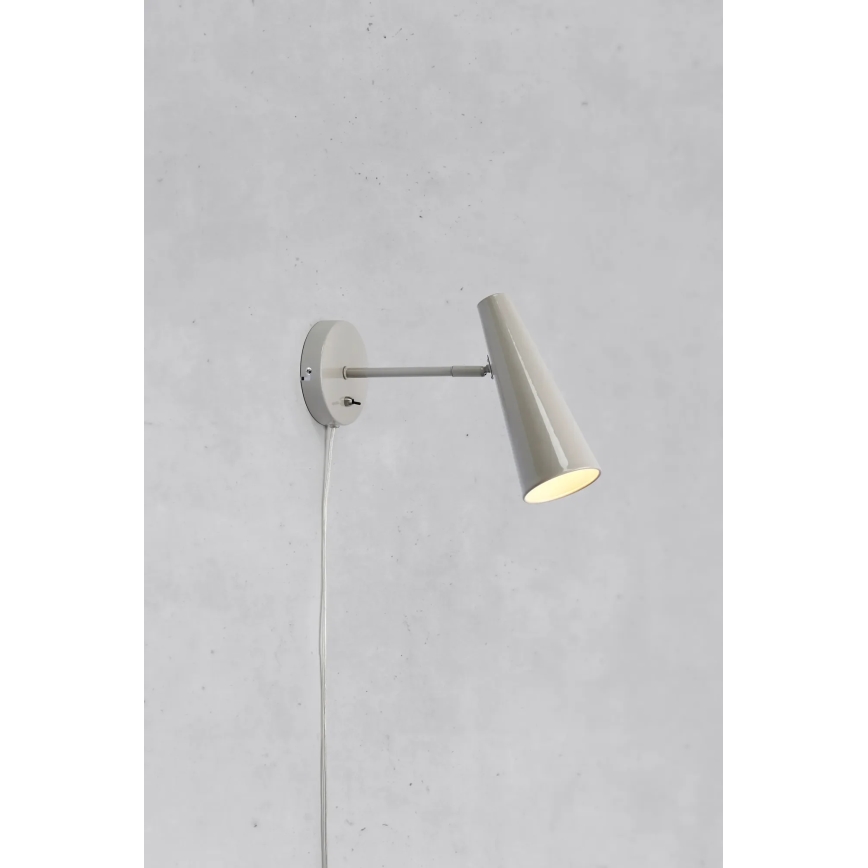 Markslöjd 108992 - Wandlamp PEAK 1xE14/40W/230V grijs