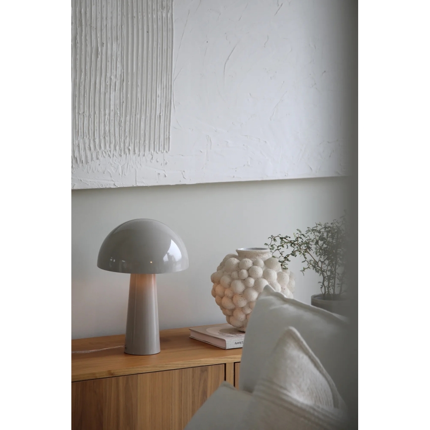 Markslöjd 108993 - Lampe de table MANTAR 1xE14/40W/230V grise