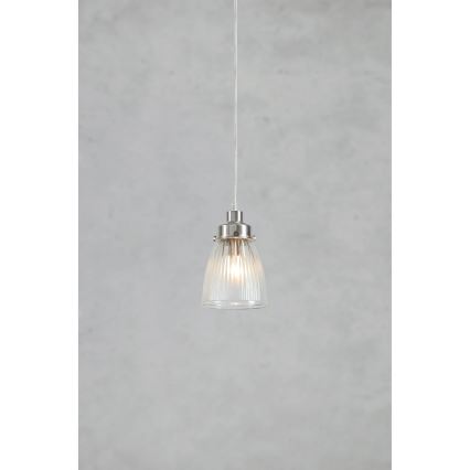 Markslöjd 109009 - Suspension sur câble BELLIS 1xE14/40W/230V chrome mat