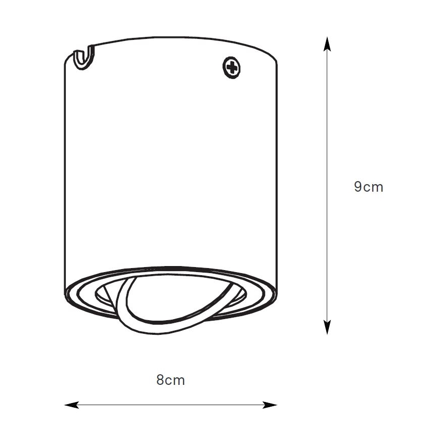 Markslöjd 109020 - Spot LED dimmable DIRETTO LED/5W/230V CRI 90 blanc