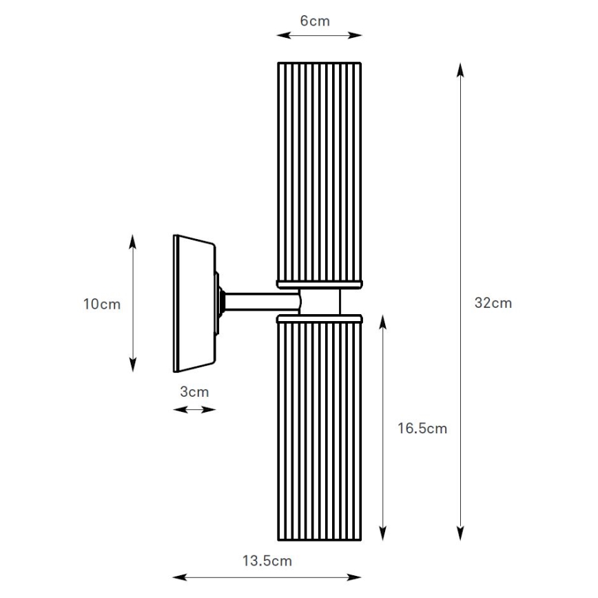 Markslöjd 109027 - Wandlamp voor badkamer RIMINI 2xG9/20W/230V IP44 glanzend chroom