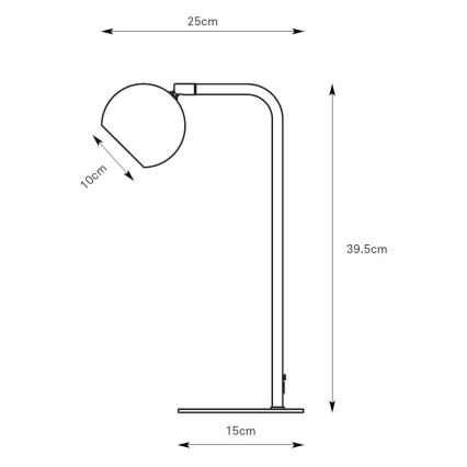 Markslöjd 109034 - Lampe de table POP 1xGU10/7W/230V verte