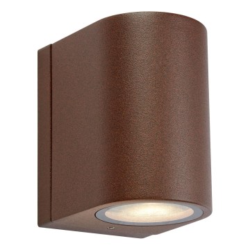 Markslöjd 109108 - Dimbare buitenwandlamp ALOR LED/4,9W/230V IP65 bruin