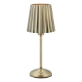 Markslöjd 109127 - Dimbare LED-oplaadbare tafellamp met aanraakbediening CELIA 1xE14/2W/2000 mAh messing