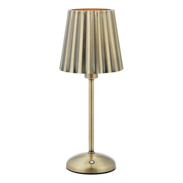 Markslöjd 109127 - Dimbare LED-oplaadbare tafellamp met aanraakbediening CELIA 1xE14/2W/2000 mAh messing