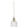 Markslöjd 109136 - Pendellamp aan kabel GOTA 1xE14/40W/230V Ø 13 cm messing/helder