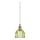 Markslöjd 109138 - Suspension à câble GOTA 1xE14/40W/230V Ø 13 cm vert fumé/laiton