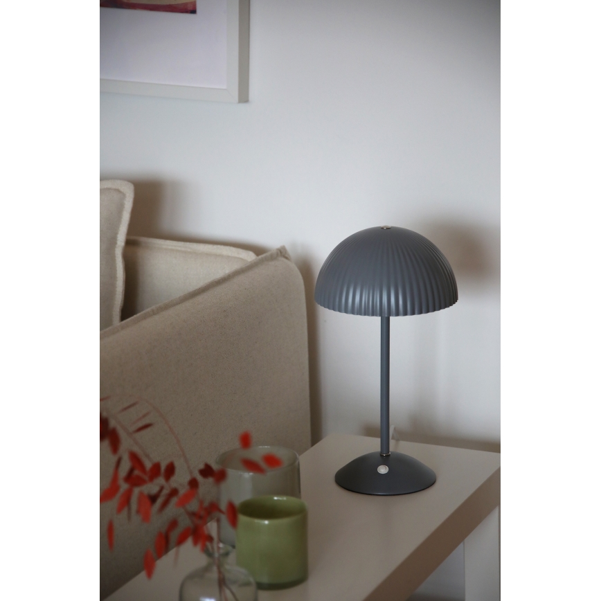 Markslöjd 109139 - Lampe de table ZIN 2xG9/20W/230V, grise