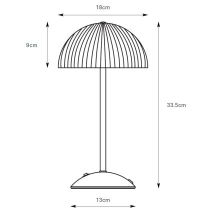 Markslöjd 109140 - Tafellamp ZIN 2xG9/20W/230V blauw