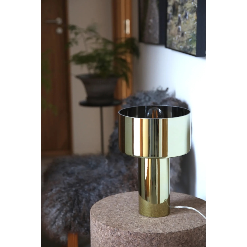 Markslöjd 109145 - Lampe de table CORIN 1xE27/60W/230V dorée