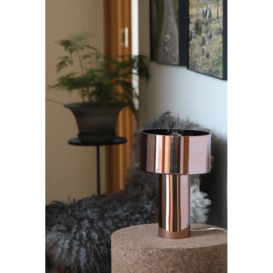 Markslöjd 109146 - Tafellamp CORIN 1xE27/60W/230V roségoud
