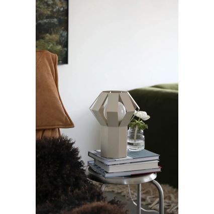 Markslöjd 109147 - Lampe de table OCTA 1xE27/60W/230V crème