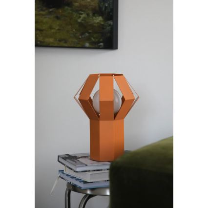 Markslöjd 109149 - Tafellamp OCTA 1xE27/60W/230V oranje