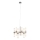 Markslöjd 109154 - Kroonluchter aan kabel ELARA 12xE14/40W/230V mat chroom