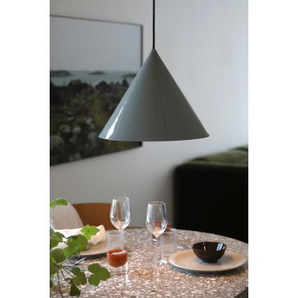Markslöjd 109162 - Hanglamp met kabel TIP 1xE27/60W/230V grijs