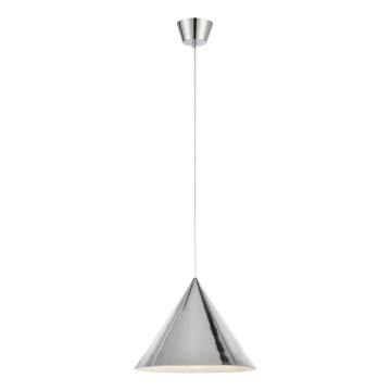 Markslöjd 109163 - Suspension sur câble TIP 1xE27/60W/230V Ø 37,5 cm chrome brillant