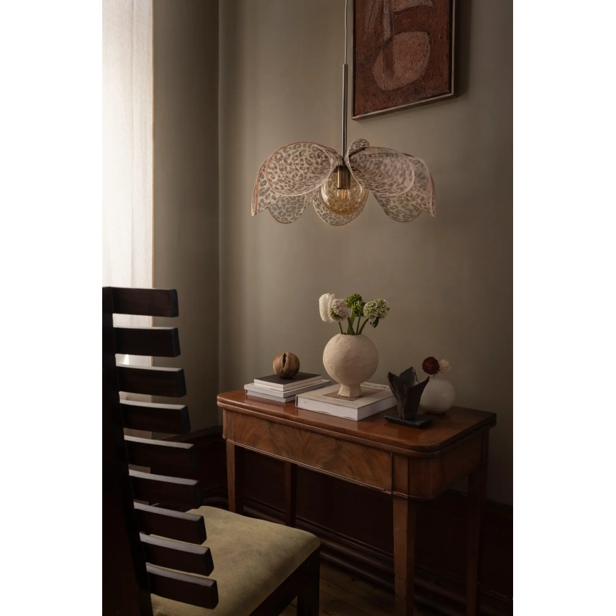 Markslöjd 109169 - Suspension sur câble STYRKA 1xE27/40W/230V Ø 63 cm beige