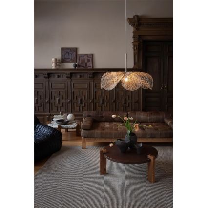 Markslöjd 109170 - Suspension sur câble STYRKA 1xE27/40W/230V Ø 75 cm beige